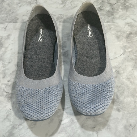 ALLBIRDS WOMENS TREE BREZER LOAFERS ROUND TOE BALLET GRAY Sz 8 1/2 - Picture 4 of 10